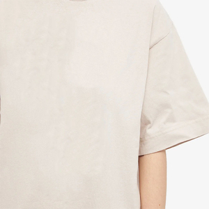 เสื้อยืดโอเวอร์ไซส์ผู้หญิงคุณภาพสูง ผ้าฝ้าย 100% แบบสั่งทำพิเศษ เนื้อผ้าหนา แห้งเร็ว ไม่ยับ คอกลม แขนสั้น - Product Image 4