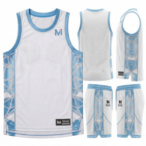 Uniforme de Baloncesto Sublimado Más Vendido, Conjunto de Camiseta y Pantalones Cortos con Diseño Personalizado para Equipos, Uniforme de Entrenamiento de Baloncesto al Por Mayor - Product Image 6