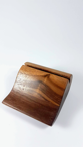 Porta Tarjetas de Visita de Madera Natural para Escritorio, Soporte Premium para Tarjetas de Visita, Salas de Reuniones, Hogar, Accesorio de Oficina de Madera Natural - Product Image 6
