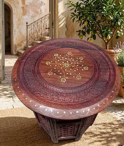 Modern Sheesham Wooden <b>Stools</b> Durable <b>Step</b> <b>Stool</b> for Everyday Home Use for Comfortable Seating - Product Image 2