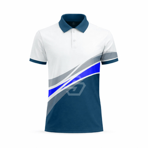 Camisetas de Secado Rápido para Hombre, Camisetas de Polo de Golf Bordadas con Logotipo Personalizado de Alta Calidad, Transpirables, 100% Poliéster, Logotipo Personalizado - Product Image 6