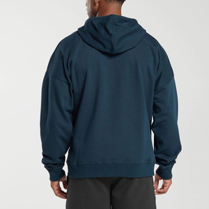 Sudadera con Capucha de Invierno para Hombre, Corte Regular, con Cierre, Logotipo Bordado e Impresión Digital Personalizada, 100% Algodón Felpa, Estilo Urbano - Product Image 2