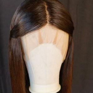 Extensiones de Cabello Humano Liso 13x4 HD con Cierre Frontal de Encaje Transparente, Pre-Desplumado, Línea de Cabello Natural, Cabello Virgen Crudo de Oreja a Oreja - Product Image 1