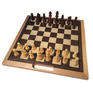 Jeu d'échecs en bois artisanal personnalisé, pièces d'échecs professionnelles Staunton, plateau lourd avec boîte de rangement, jeu d'échecs en cadeau - Product Image 3