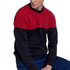 <b>Men's</b> Casual Fashion Knitted Wool Sweater Top Solid Color Thickened Hand-Woven Loose Stylish for Winter Reasonable Price - Product Image 4