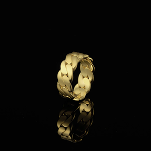 Bague de fiançailles unisexe Emperor Moissanite Hiphop Icedout de luxe en or jaune 0,5 carat DEF sertie de griffes - Product Image 2