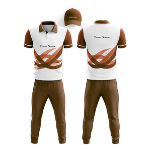 Custom Green <b>White</b> <b>Cricket</b> Kit Geometric Print Short Sleeve Polo Shirt Matching Pants Breathable Front Polyester Unisex All - Product Image 5