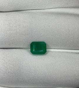 มรกตทรงแปดเหลี่ยมธรรมชาติ หินมีค่าสีเขียวหายากจากธรรมชาติ - Product Image 2
