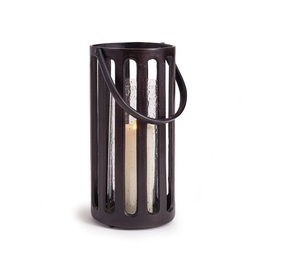 New Arrival 2026 Metal & Glass Cylinder shape Hurricane <b>Lantern</b> for Home Decor With <b>Black</b> Finish Candle Holder For Garden & Home - Product Image 1