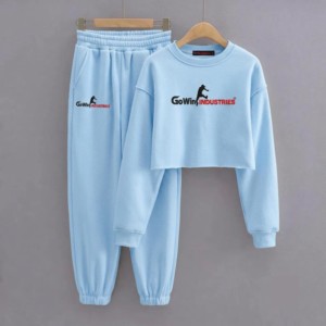 Custom 3D Embroidery Tracksuit / Puff Embroidery Sweat suit OEM Custom Logo Tracksuit Heavyweight Fleece Tracksuit - Product Image 2