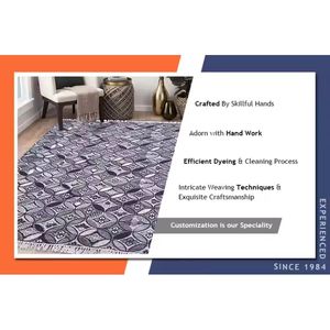 Alfombra con mechones hechos a mano con cuidado, nuevo diseño bordado, viscosa de calidad superior, alfombra con mechones a mano a la venta a un precio razonable - Product Image 6