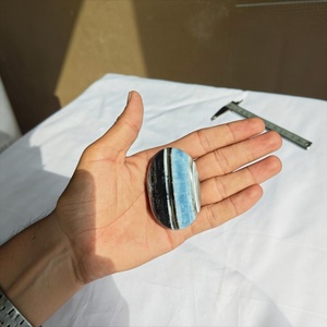 Piedra de Ópalo Azul Natural de Owyhee, Pulida a Mano, para Meditación, Decoración y Venta al por Mayor - Product Image 4