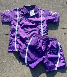 Conjunto de Chaqueta Corta y Pantalones Cortos Deportivos Personalizados de Dos Piezas, Chaqueta Corta con Cierre de Cremallera, Ropa Deportiva de Nailon y Poliéster para Hombre - Product Image 5
