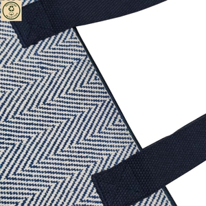 Sac de plage réutilisable en tissu laminé, sac de voyage de plage 42x32x11 cm, logo personnalisé, vente en gros, OEM, marque privée, modèle SS518 - Product Image 5