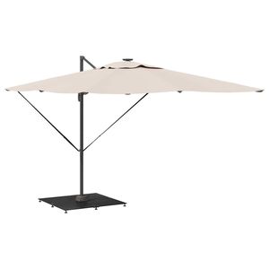 Base para Sombrilla de Patio de Acero de 100 x 100 x 4 cm, Negra, Duradera y Elegante - Product Image 3