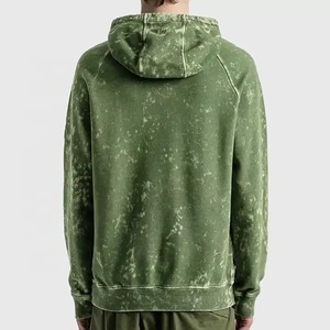 Vente en gros Sweat à capuche zippé personnalisé vintage délavé à l'acide, épais et oversize, style streetwear pour homme, collection hiver 2026 - Product Image 2
