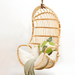 Rattan <b>bird</b> nest hammock chairs competitive price hanging egg chair with <b>stand</b> produced in Vietnam - Product Image 1