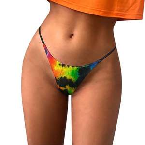 Culottes Hipster en Coton pour Femme, Coupe Bikini Sportive, Taille Basse, Élastiques, avec Impression Personnalisée, Grande Taille, Sous-vêtements Féminins de Qualité Supérieure - Product Image 3