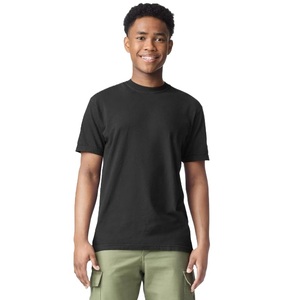 Camiseta 100% algodón personalizada con cuello redondo, camiseta de color sólido con cuello redondo, camiseta para hombre, camiseta de cuello redondo para hombre - Product Image 2