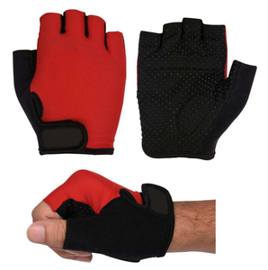 Fabricant OEM, gants de vélo unisexes sans doigts, amortissants, demi-doigts, polyester, qualité supérieure, Pakistan - Product Image 1