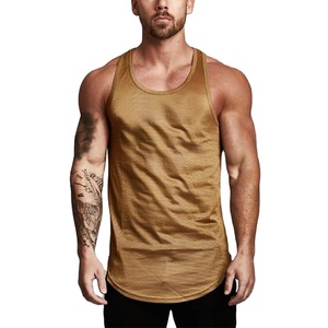 2025 été marque vêtements pour hommes décontracté maille Gym Stringer débardeur pour musculation et Fitness hommes Singlet chemise - Product Image 1