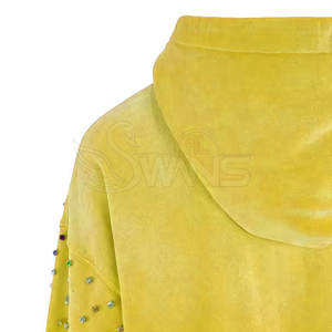 Sudaderas con Capucha de Rhinestone Transpirables y Sólidas de Fabricación Profesional, 100% Algodón, Novedad para Hombre, Gran Venta - Product Image 5