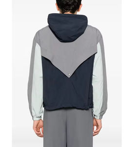 Chaqueta Cortavientos Impermeable Ligera de la Mejor Calidad para Hombre, Ropa para la Lluvia, Chaqueta con Logotipo Personalizado, Plateada, Impermeable, Transpirable y de Secado Rápido - Product Image 2