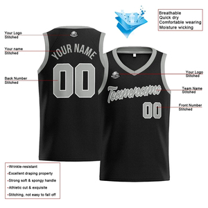 Maillots de basket-ball à rayures sublimées, design gratuit, vêtements de sport unis, personnalisables avec logo d'équipe, prix bas. - Product Image 3