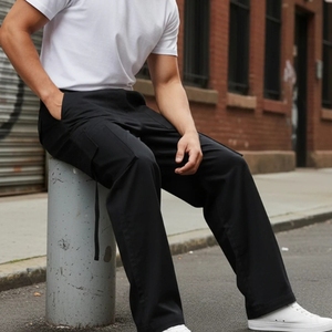Nouveau style 2026 – Pantalon cargo en coton pour hommes et femmes – Pantalon de travail et de loisirs sur mesure – Modèles personnalisés pour hommes - Product Image 3