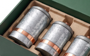 Galvanized Metal Canister Set With Vintage Design Perfect For Kitchen Storage And Food Organization And Stylish <b>Table</b> Decor - Product Image 6