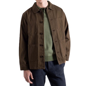 เสื้อแจ็คเก็ตผ้าแคนวาสทรงโอเวอร์ไซส์คุณภาพสูง แต่งซิป สไตล์เรโทร สำหรับผู้ชาย ผ้าเดนิมกันน้ำ หนักแน่น ทนทาน - Product Image 4