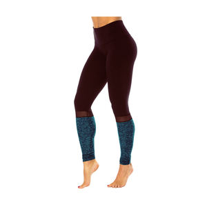 Leggings de Yoga Bnice de Encaje Sólido para Mujer, Conjunto de 2 Piezas, Cintura Alta, Transpirables, de Spandex/Nylon, con Efecto Levanta Glúteos, para Fitness - Product Image 5