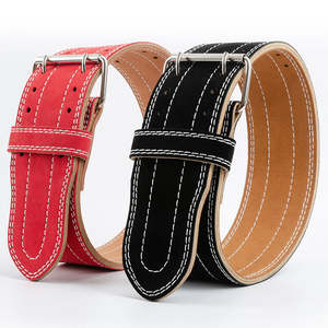 Ceintures de soutien lombaire en cuir naturel pour la musculation, personnalisables dans toutes les couleurs, avec boucle à double ardillon, vente en gros - Product Image 2