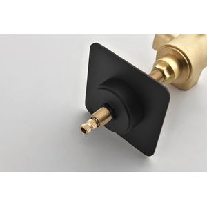 3/4 Master Extra-alto flusso \ "valvola di controllo del Volume in metallo fuso con impugnatura in ottone regolabile corpo valvola doccia a 3 pezzi - Product Image 2