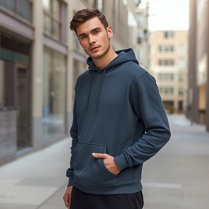 Sweat-shirts à capuche pour hommes en molleton de coton, style décontracté streetwear avec personnalisation OEM ODM - Product Image 1
