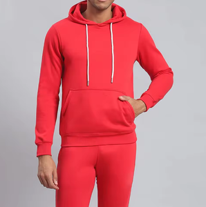 ชุดวอร์มผู้ชายแบบสวมใส่สบาย พิมพ์ลายตามสั่ง ขายส่ง สีพื้น ทรงเข้ารูป มีฮู้ด ระบายอากาศได้ดี เหมาะสำหรับฤดูหนาว แบบหนา ทรงขาบาน - Product Image 6