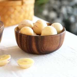Bol de service en bois fait main indien, moderne, écologique, non traité, artisanat, pour mariage, salade, cadeau, bols de cuisine - Product Image 5