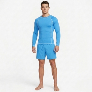 <b>Mens</b> Performance <b>Compression</b> <b>Shirt</b> Long Sleeve Workout Fitness Training Base Layer Breathable Stretch Sports Top - Product Image 5