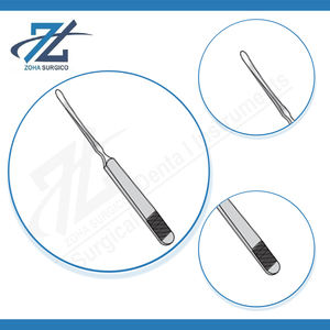 Elevador periostal Adson con agarre serrado, 165 mm de largo, recto, 7 mm de ancho, acero inoxidable, instrumentos quirúrgicos manuales con certificación CE - Product Image 4