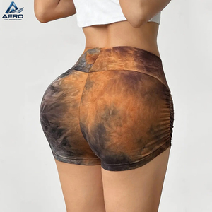 Con la mejor tela suave de calidad superior, crea tus propios shorts ajustados con abertura y fruncido, estilo nuevo de primavera-verano, personalizados. - Product Image 4
