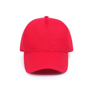 หมวกแก๊ปปักโลโก้ OEM ขายส่ง หมวกเบสบอลผ้าฝ้าย 100% แบบเรียบ 6 แฉก - Product Image 1