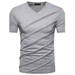 High quality <b>Tshirt</b> for Men 100% Cotton custom Men's Casual Summer Fashion T-Shirt solid color Men shirts - Product Image 1