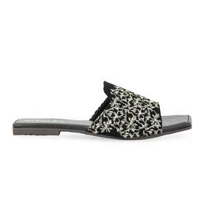 Pantoufles de sport décontractées noires CL2005 confortables et élégantes - Product Image 4