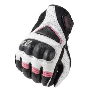 Gants de moto en cuir personnalisés avec fibre de carbone, imperméables pour l'hiver, unisexes - Product Image 3