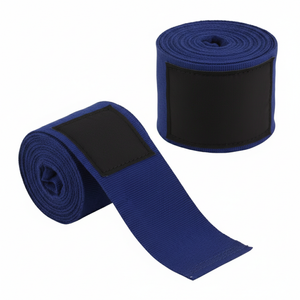 Vendas de Artes Marciales Azul Marino con Cierre de Gancho y Bucle, Protectores de Mano para Sparring y Competición, Proveedor Personalizado - Product Image 1