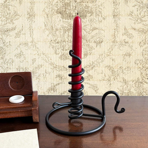 Handcrafted Iron Metal Heat Resistant Candle Holder Stand Elegant Design for Home Decor Wedding Christmas Centrepiece <b>Table</b> - Product Image 4