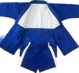 Uniforme Azul de Sambo de Alta Calidad, Uniforme Personalizado de Sambo Gi - Product Image 3