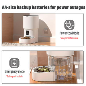 4L Automatic Smart <b>Pet</b> Feeder Touch Screen Dry <b>Food</b> Dispenser <b>for</b> Cats and Dogs OEM ODM Plastic Smart Dog and Cat Feeder - Product Image 4