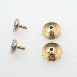 Bouton de chemise de luxe en moissanite taillée, en argent sterling 925, or blanc, jaune, rose, couleur E/F, pureté VVS VS, taille personnalisée, bijou cadeau pour fête - Product Image 2