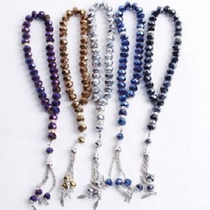 Rosario Musulmán, Cuentas de Oración Islámicas, Tasbeeh, Tasbih, Rosario de Color Blanco, 33 Cuentas, Cuerda de Oración, Cuentas Islámicas para Zikr - Product Image 4
